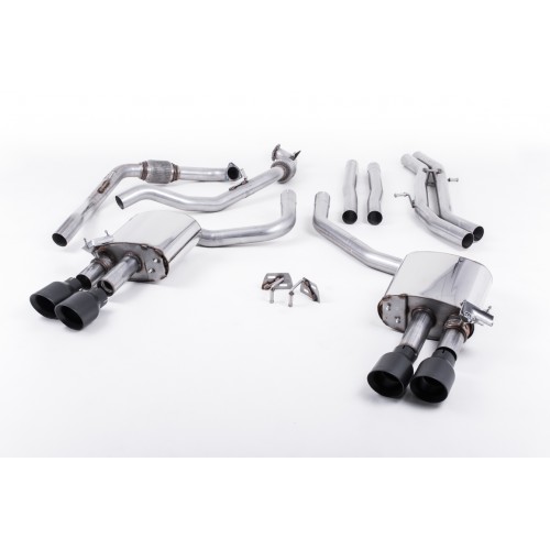 Milltek B9 Non-Res Cat Back Exhaust (w/o Sport Diff)